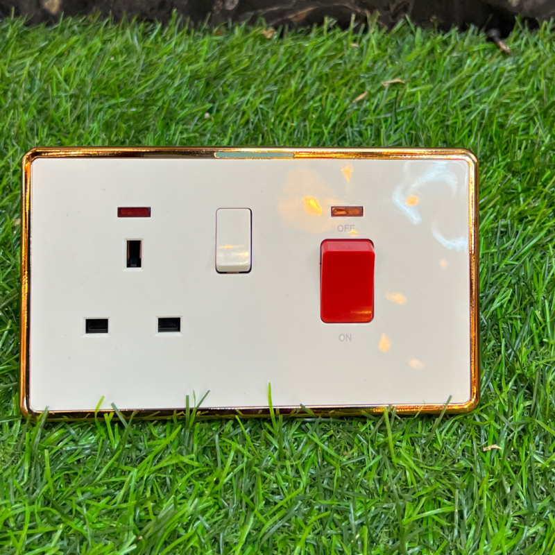 Luxury Cooker Gold & White Socket